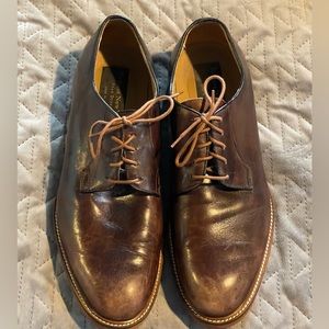 To‎ boot New York shoes men’s size 11 brown pre-owned condition